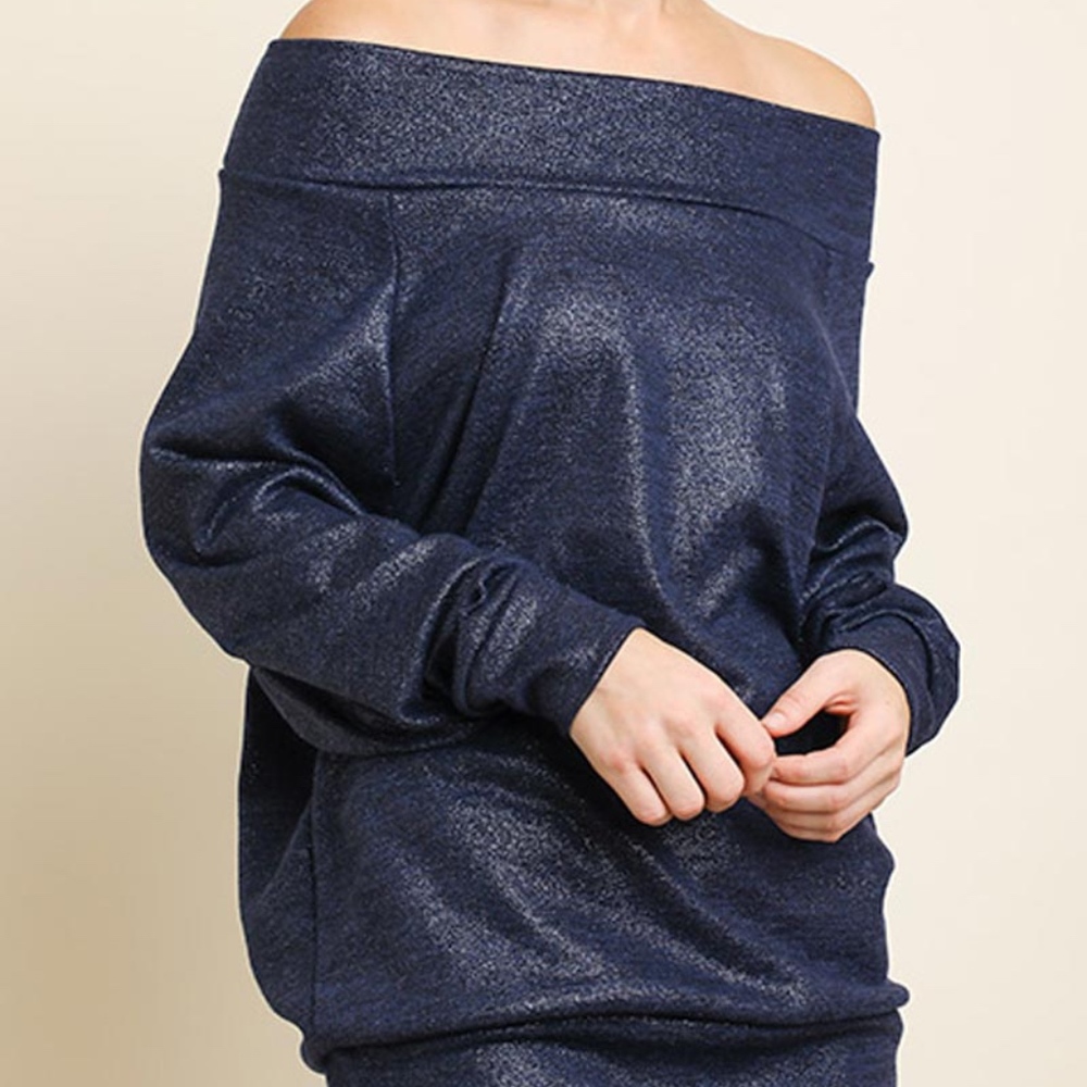 Electrifying Navy Sweater